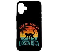 Llévame de Regreso a Costa Rica Monkey Sunset Carcasa para iPhone 16 Plus
