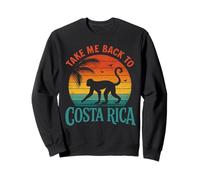 Llévame de Regreso a Costa Rica Monkey Sunset Sudadera