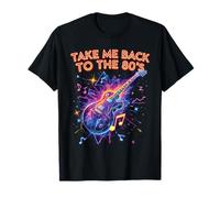 Llévame de Vuelta a la Guitarra de los 80, Divertidos Recuerdos Musicales Retro Camiseta