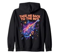 Llévame de Vuelta a la Guitarra de los 80, Divertidos Recuerdos Musicales Retro Sudadera con Capucha