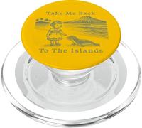 Llévame de vuelta a las islas Little Girl Seal Volcán PopSockets PopGrip para MagSafe