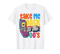 Llévame de Vuelta a los 2000's Vintage de Dos Miles Retro 00s Camiseta gráfica económica, Hombre, Blanco, M