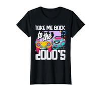 Llévame de Vuelta a los 2000's Vintage de Dos Miles Retro 00s Camiseta gráfica económica, Mujer, Negro, L