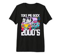 Llévame de Vuelta a los 2000's Vintage de Dos Miles Retro 00s Camiseta Premium