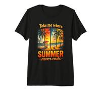 Llévame Donde el Verano Nunca Termina Aventura Camiseta Premium
