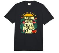 Llévame Donde están los Tambores de Acero - Flamingo Reggae Summer Comfort Colors Adult Heavyweight T-Shirt