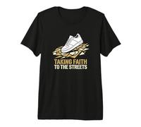 Llevando la fe a Las Calles Evangelismo Ministerio Camiseta Premium