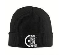 Llévate eso en Vivo 2024 Esta Vida Haz Tuya un Gorro Holgado y cálido para Mujeres Hombres Gorros de Punto Deportivos Regalos Exteriores