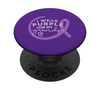 LLEVO EL PÚRPURA para MI Abuelo El Alzheimer Meme PopSockets PopGrip Adhesivo