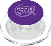 LLEVO EL PÚRPURA para MI Abuelo El Alzheimer Meme PopSockets PopGrip para MagSafe