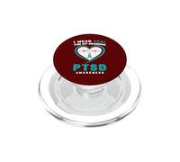 Llevo Verde Azulado para mi Abuela Conciencia sobre el Trastorno de estrés postraumá PopSockets PopGrip para MagSafe