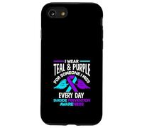 Llevo Verde Azulado y Morado para Alguien Que extraño Todos los días Carcasa para iPhone SE (2020) / 7/8