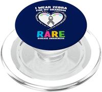 Llevo Zebra para concienciar a mi Abuela sobre Enfermedades Raras PopSockets PopGrip para MagSafe