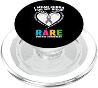 Llevo Zebra para concienciar a mi Sobrina sobre Enfermedades Raras PopSockets PopGrip para MagSafe