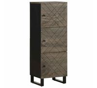 LLEZKBR Armarios y estantes de almacenamiento de medios de comunicación, color negro, 40 x 33 x 110 cm, mango de madera maciza