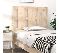 LLEZKBR Camas y accesorios, cabeceros y estribos, cabecero de cama de 105,5 x 4 x 100 cm, madera maciza de pino
