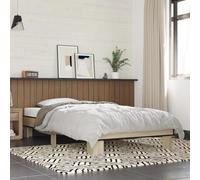 LLEZKBR Camas y accesorios, camas y marcos de cama-marco de cama sin colchón, roble Sonoma, 75 x 190 cm, individual pequeño