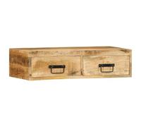 LLEZKBR Gabinetes y estantes de almacenamiento de medios de comunicación, mueble de TV montado en la pared, 80 x 30 x 19 cm, madera maciza de mango