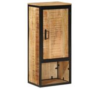 LLEZKBR Juego de muebles de baño, armario de baño, 40 x 27 x 90 cm, madera maciza de mango y hierro