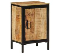 LLEZKBR Juego de muebles de baño, armario de baño, 40 x 30 x 60 cm, madera maciza de mango y hierro