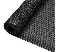 LLEZKBR Red de privacidad antracita, 1,2 x 50 m, HDPE, 75 g/m²