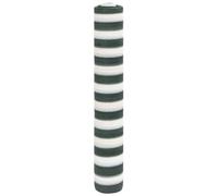 LLEZKBR Red de privacidad verde y blanca 1,8 x 25 m HDPE 75 g/m²