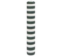 LLEZKBR Red de privacidad verde y blanca 1 x 10 m HDPE 195 g/m²