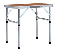 LLEZKBR Sporting Goods-Outdoor Recreation-Camping & Senderismo Campamento Mesa Plegable Aluminio 60x45cm
