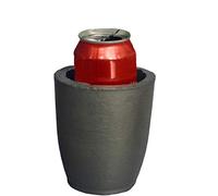 LLF Arcilla grafito crisol de fundición para horno de fundición de fundición de oro, plata, cobre, latón, aluminio, plomo, zinc y aleaciones (#3 (capacidad de 350 ml))