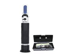 LLGTFQ 4 en 1 Refractómetro Probador de refrigerante anticongelante Motor Fluidespileno Etilenglicol Detector Batería de Limpieza(with Box)