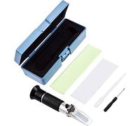 LLGTFQ Refractómetro de Hierba de Cerveza, Brix/Refractómetro de Gravedad específico for Cerveza de Cerveza, Escala Dual (0-32%, Mosto 1.000-1.130)(with Plastic Case)