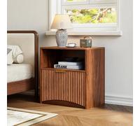 LLGWGL Mesita de noche estrecha con archivador - Moderno con cajón secreto mango dorado de material robusto para oficina, dormitorio, salón, 58 x 38 x 60 cm