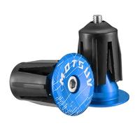 LLHCF 1 par de tapones para manillar de bicicleta, aleaciones de aluminio coloridas, tapas de mango de manillar de bicicleta