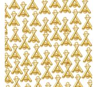 LLHCF 100 colgantes de murciélago de béisbol hechos a mano, accesorios para hacer joyas, dijes de aleación para collares y pulseras