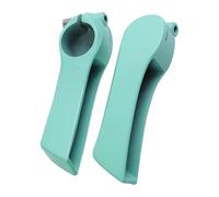 LLHCF 2 piezas de tornillos de banco de bicicleta de montaña para manillar de bicicleta de montaña, extremos de barra de aleación de aluminio, extremos de manillar de bicicletas