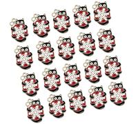 LLHCF 20 dijes de gatos de Navidad para joyas hechas a mano, elegantes collares y colgantes, accesorios de aleación chapados en oro