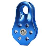 LLHCF 20KN - Polea de placa fija pequeña para escalada en roca, rapel, tirolesas deportivas, aleación de aluminio, polea individual