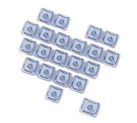 LLHCF 21 teclas de PC transparentes Love Not Carveds, perfil MAO retroiluminado, para escribir por la noche, codificación, estudiantes, teclas de altura MAO