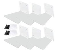 LLHCF 3 estantes flotantes de pared de fácil instalación, ahorro de espacio, fácil instalación, estante flotante para cocina