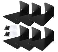 LLHCF 3 estantes flotantes de pared de fácil instalación, ahorro de espacio, fácil instalación, estante flotante para cocina