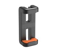 LLHCF Abrazadera adaptadora ajustable para teléfono celular, clip de doble tracción con agujero de tornillo de 1/4 para dispositivo de 55-92 mm de ancho, soporte de trípode adaptador de tornillo