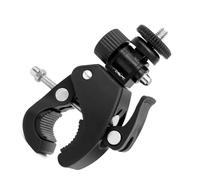 LLHCF Abrazaderas ajustables para manillar de motocicleta, soporte para bicicleta, para cámara deportiva, navegación, bicicletas, abrazaderas de montaje