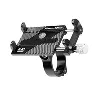 LLHCF Abrazaderas antideslizantes para manubrio de bicicleta, de aleación de aluminio, para bicicleta, scooter de montaña, motos de cross, soporte de teléfono
