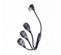 LLHCF Adaptador divisor USB para sincronización de datos y carga compatible con múltiples dispositivos USB 2.0 en áreas estrechas, divisor USB Y