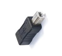 LLHCF Adaptador USB tipo C Mini5P Micro5P hembra a USB B macho para una fácil conexión con impresoras y teclados, cable convertidor de impresora
