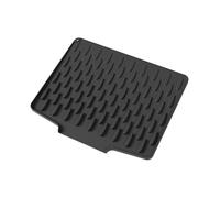 LLHCF Alfombrilla de drenaje de silicona inclinada para encimera, diseño inclinado para flujos de agua rápidos, tapete de cocina multifuncional esencial de silicona
