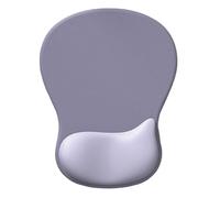 LLHCF Alfombrilla ergonómica para mouse de color degradado, espuma viscoelástica, base antideslizante, para reposamuñecas de PC, ergonómica con muñeca