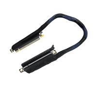 LLHCF Angles Orientation PCIe5.0 X16 - Extensor de tarjeta gráfica, cable trenzado reforzado de 180 grados, solución de enrutamiento flexible