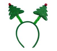 LLHCF Aro para el pelo con lentejuelas para árbol de Navidad con lentejuelas para transmisión en vivo, tocado de cumpleaños para adultos, adolescentes, unisex, para adultos, mujeres, fiestas a granel