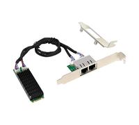 LLHCF B+M Keys - Dos tarjetas Gigabit, múltiples conectores del sistema operativo, instalación para un rendimiento de red estable, controlador Ethernet de baja latencia